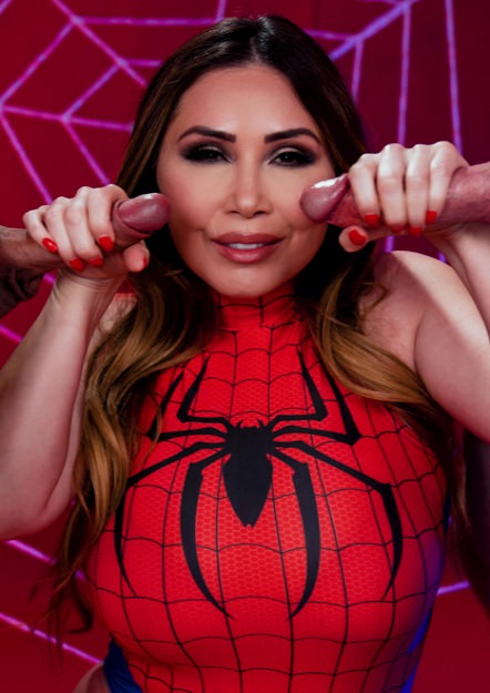 Kianna Dior Halloween SpiderGirl Parody