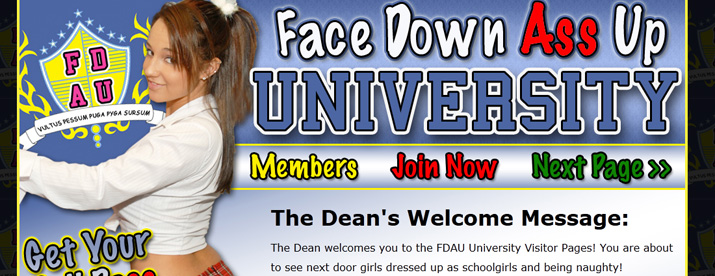 Face Down Ass Up University