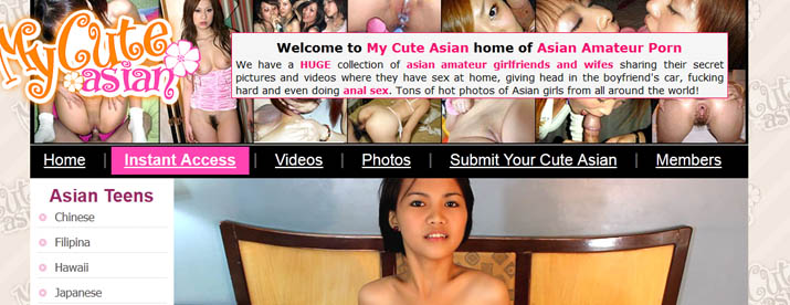 Cute Asian Home Porn