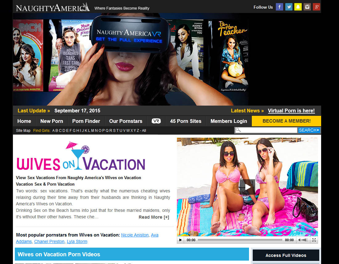 Wives on Vacation бесплатные видео из www.wivesonvacation.com - Mr Porn