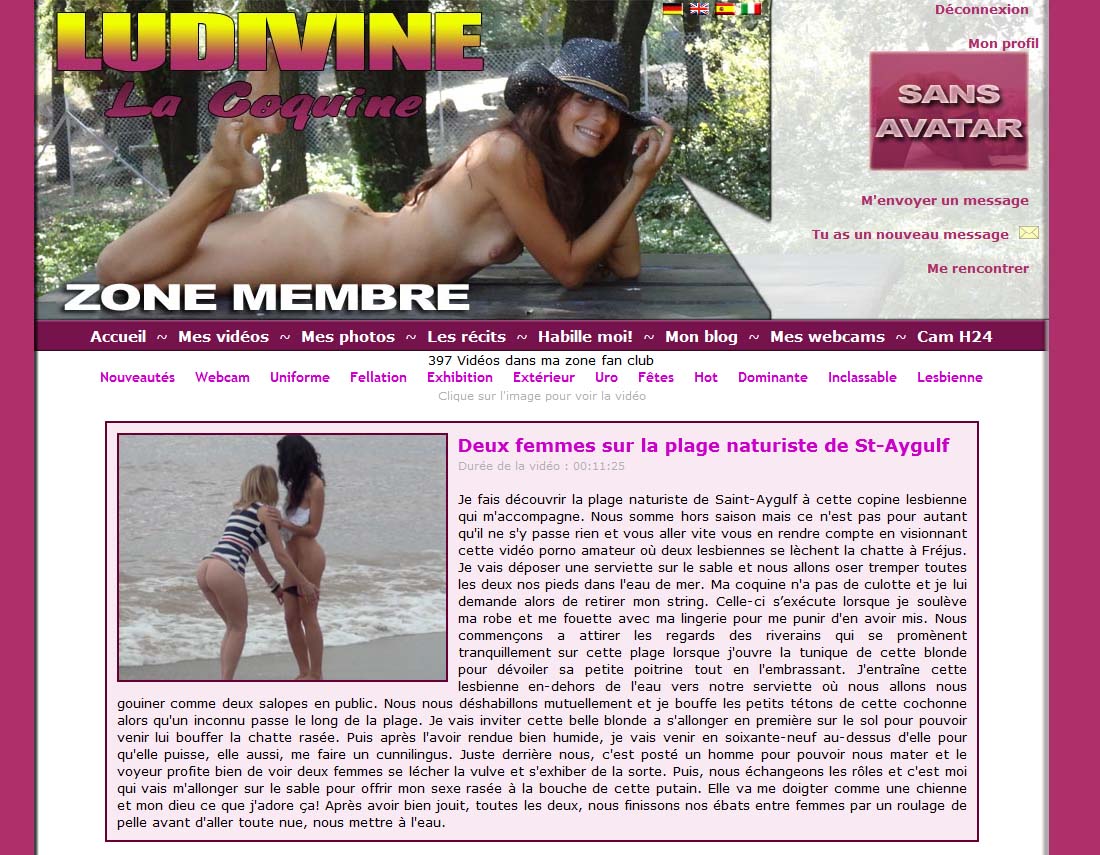 Ludivine la Coquine free videos of www.coquine-ludivine.com - Mr Porn