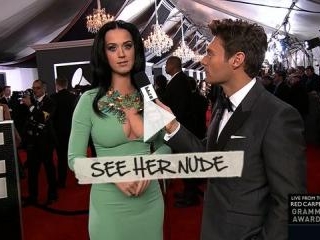 Katy Perry bounces her boobs all over the place