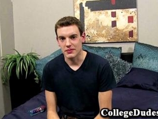 College Dudes - Owen Clarke Busts A Nut