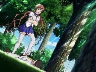 Fabulous romance, campus hentai clip with uncensor