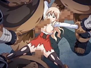 Crazy fantasy anime clip with uncensored group, an