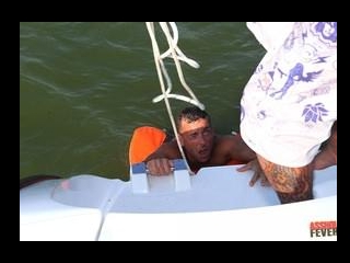Threesome on the yacht