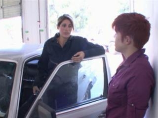 Kara Price gets fucked on the hood of his car by Lily Cade