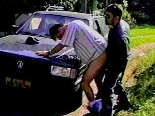 Latino Cop Fucks Stopped Driver - Carlos Zani & Joao Batista