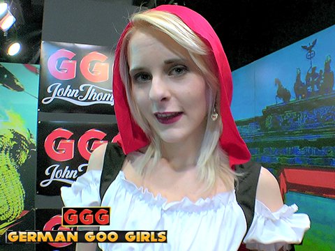 Ashlee Cox in Red Riding Hood in the Sperm Forest - GermanGooGirls