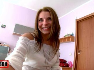 Cute and young russian teen fucked in POV