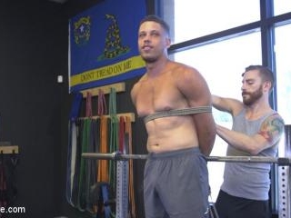Tony Shore, Tied Up and Edged at the Gym