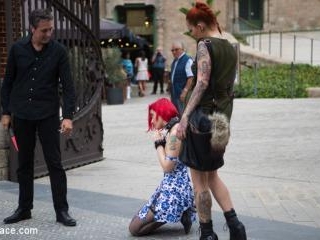 Petite Natural Whore Shamed in Public and Gang Fuc
