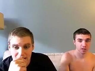 Sexy poof is masturbating in his room and shooting himself on camera
