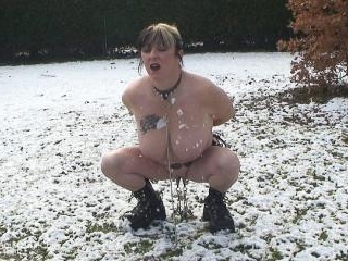 BDSM Session In The Snow Pt1
