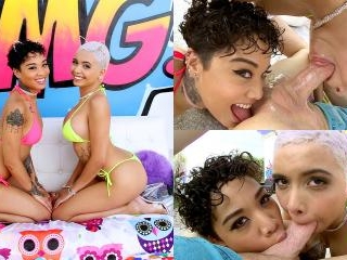 Aaliyah And Honey Go A Little Crazy On A Dick